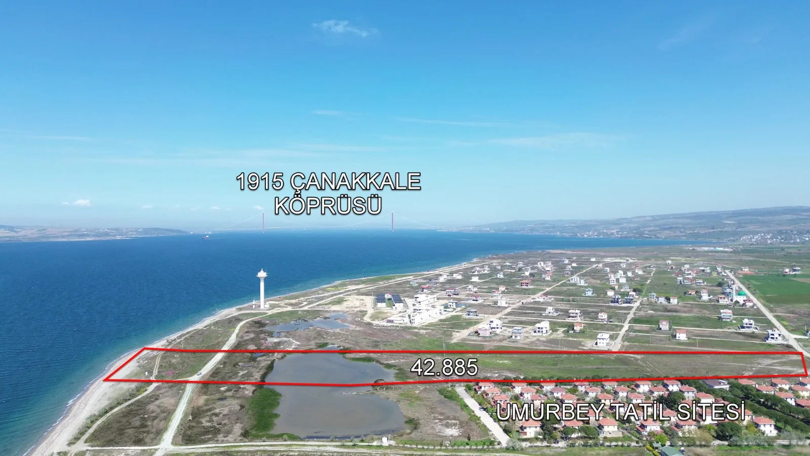 BÜYÜK PROJE DÜŞÜNENLERE 43 DÖNÜM İMARLI ARAZİ