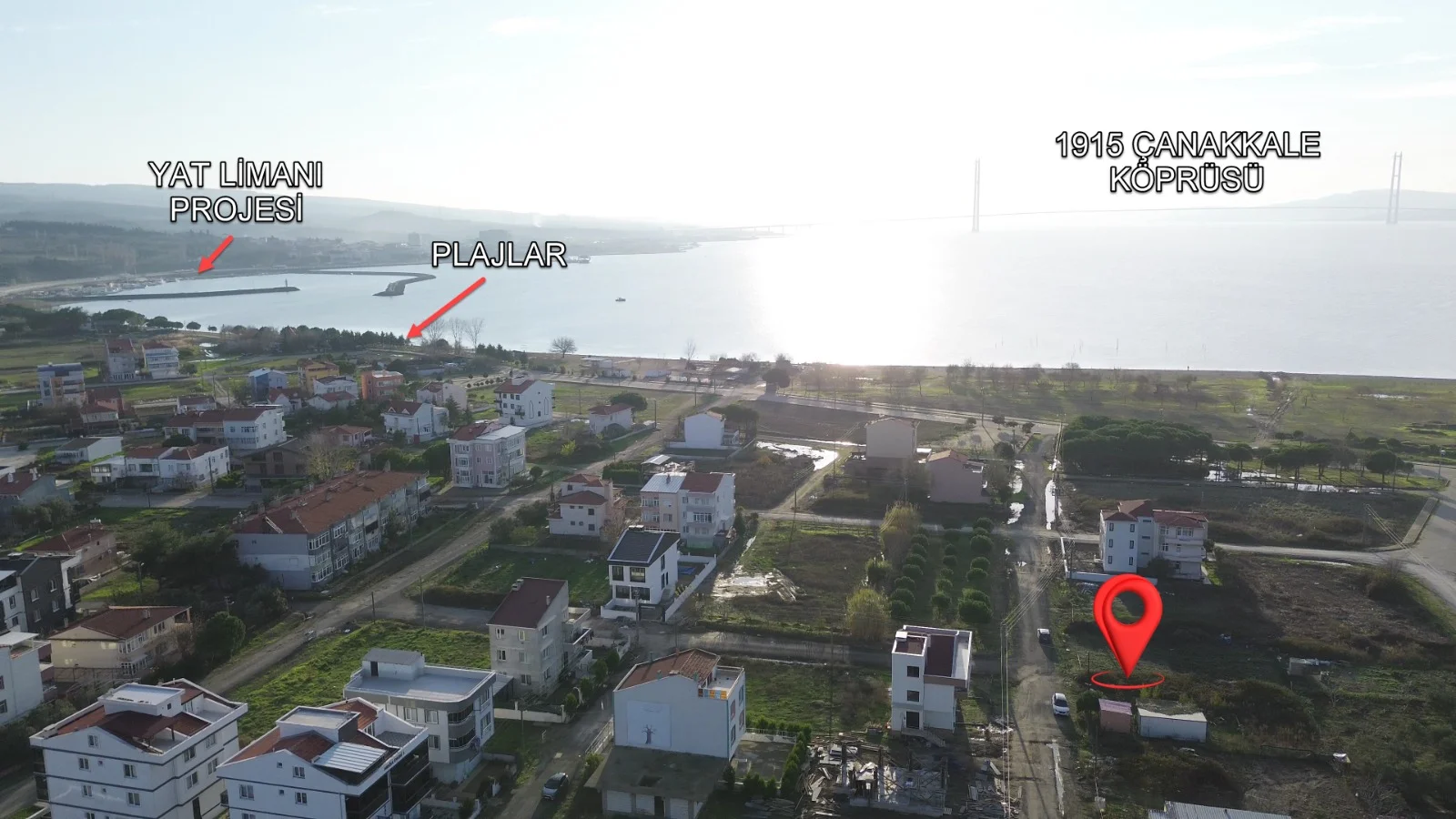Çanakkale Lapseki Cumhuriyet Mahallesi’nde Satılık İmarlı Arsa