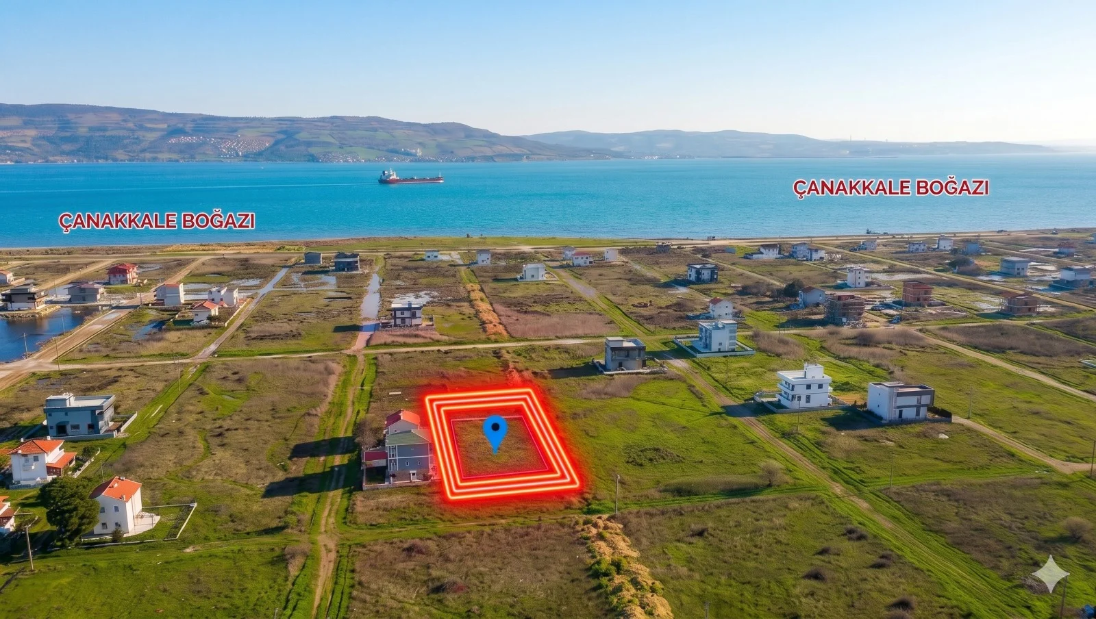 Çanakkale Lapseki Umurbey'de Satılık İmarlı Arsa | Denize 500m Fırsatı