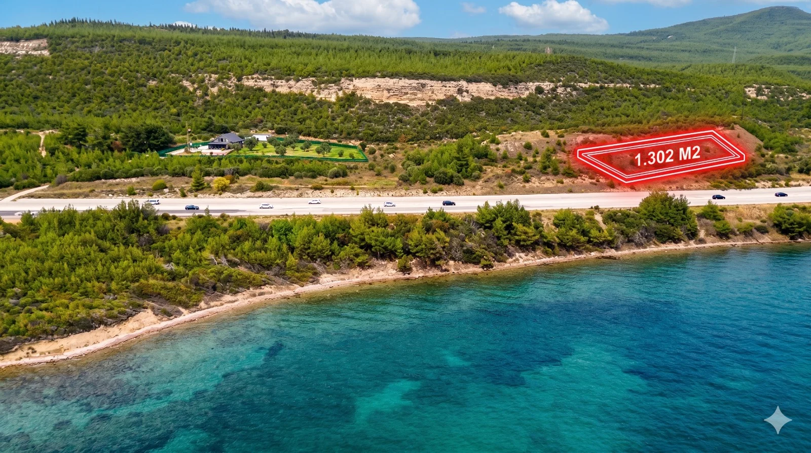 ANA YOL A CEPHE BOGAZ MANZARALI YATIRIMLIK ARAZİ