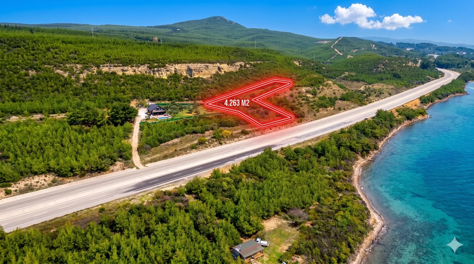 YAN YOL CEPHELİ FULL BOGAZ MANZARALI