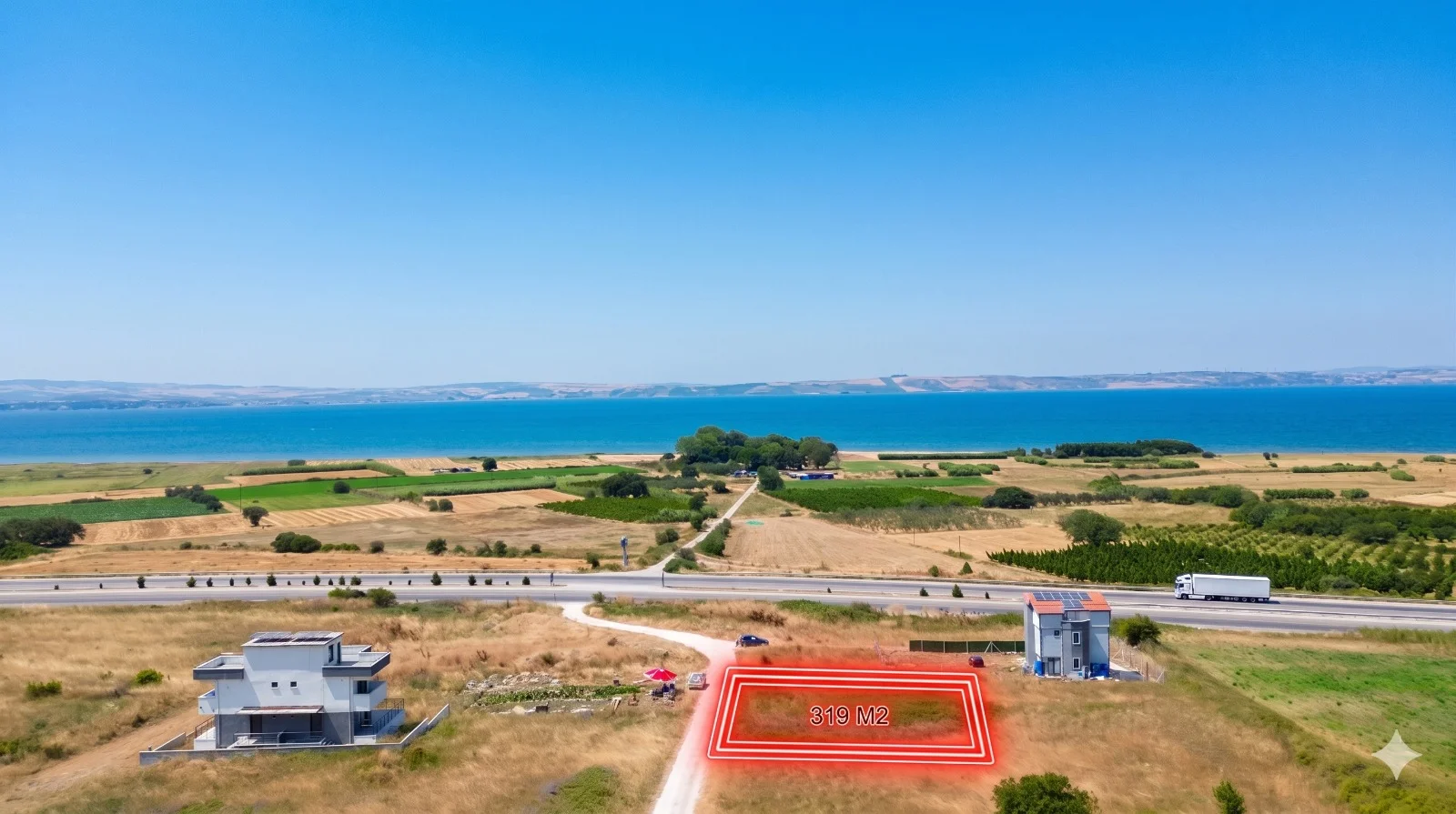 ÇANAKKALE LAPSEKİ ÇARDAK – ZİNCİRBOZAN MEVKİİNDE BOĞAZ MANZARALI YATIRIMLIK 2 ADET ARSA!